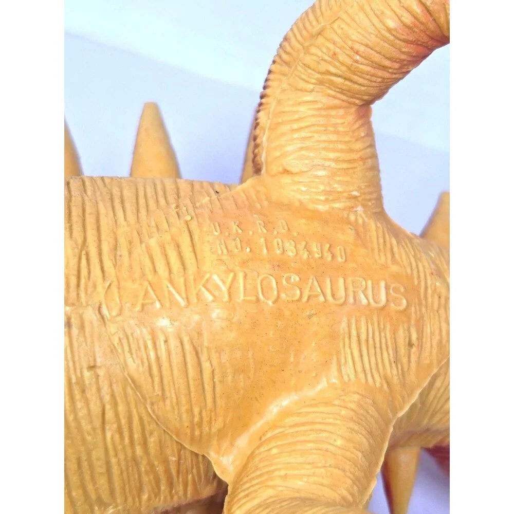 Vintage 1986 Dor Mei Ankylosaurus Dinosaur PVC Figure Imperial